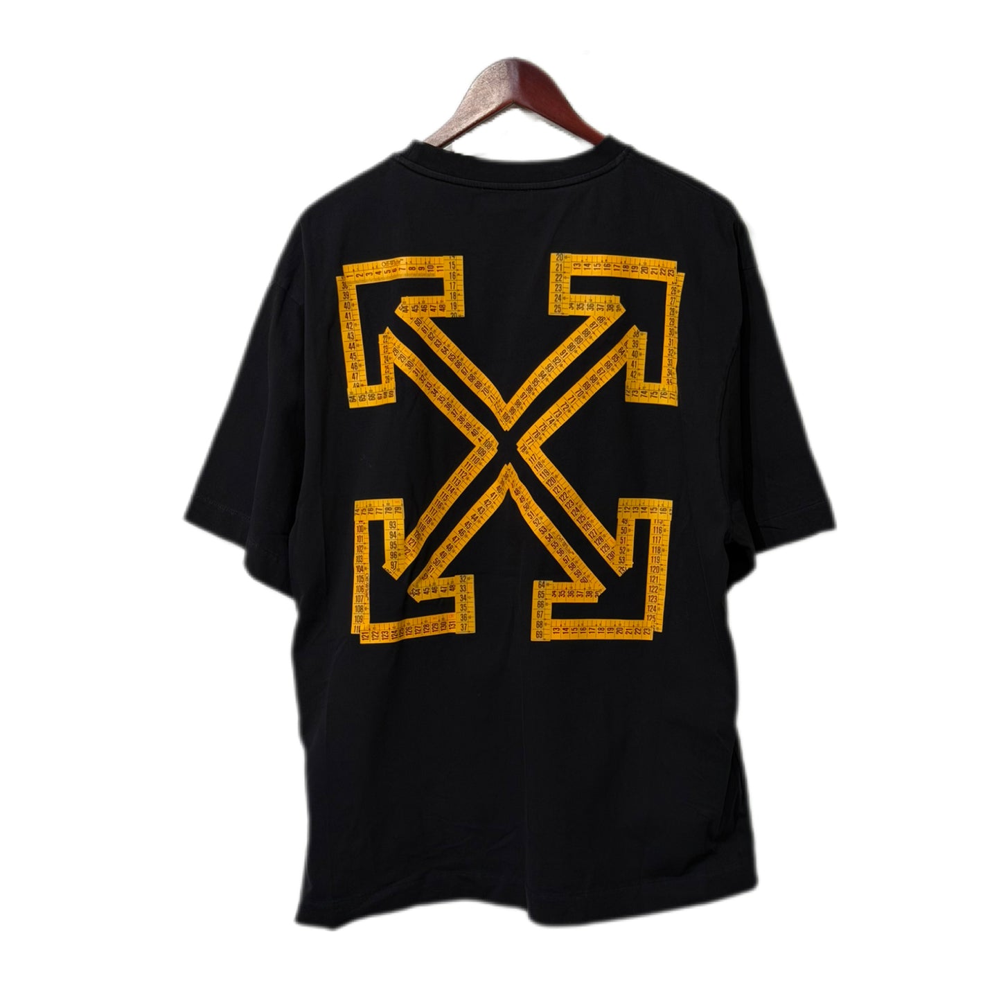 Off White Tape Arrows Skate Tee Black