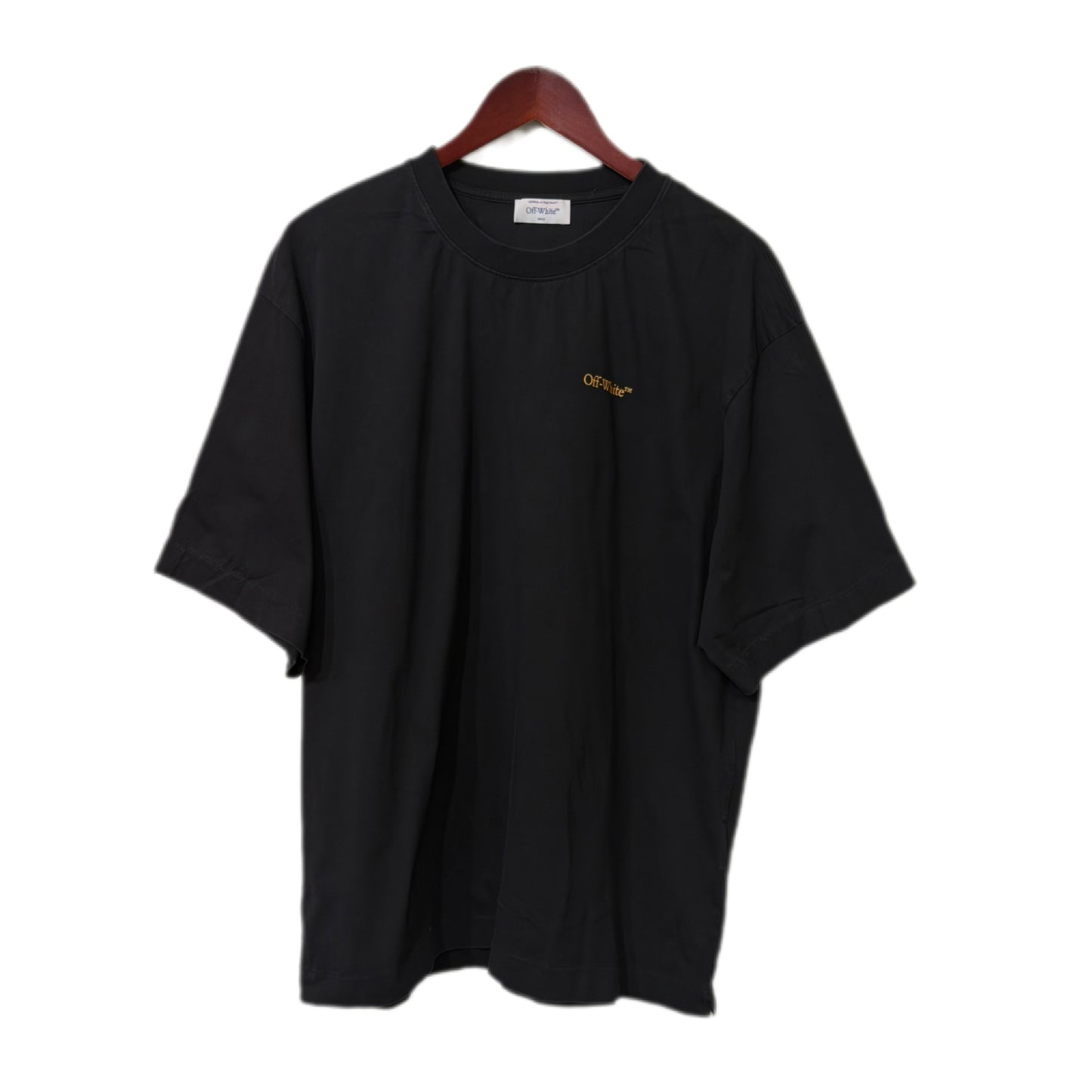 Off White Tape Arrows Skate Tee Black