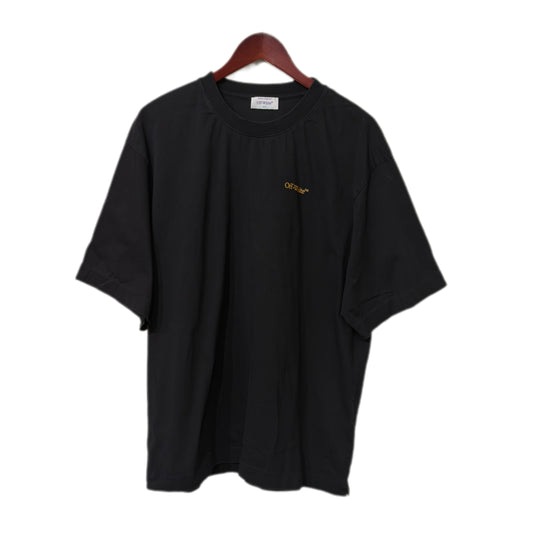 Off White Tape Arrows Skate Tee Black