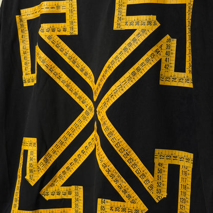 Off White Tape Arrows Skate Tee Black