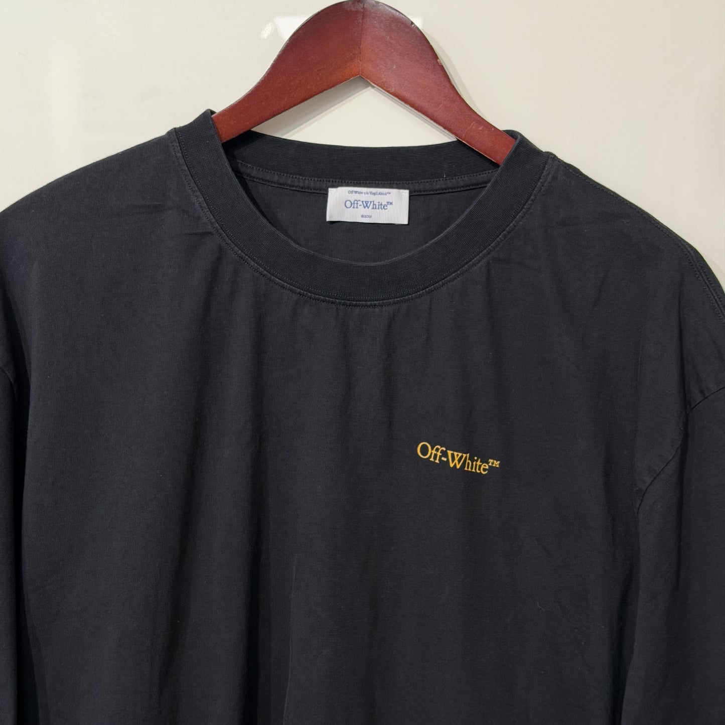 Off White Tape Arrows Skate Tee Black