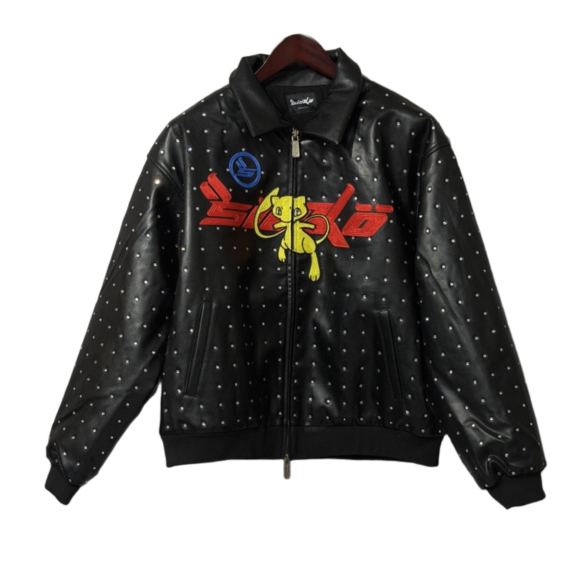 Sicko Leather Jacket Black