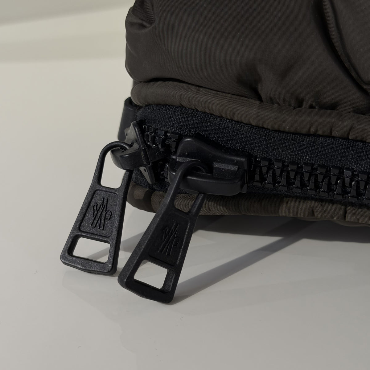 Moncler Patch Logo Handbag Brown