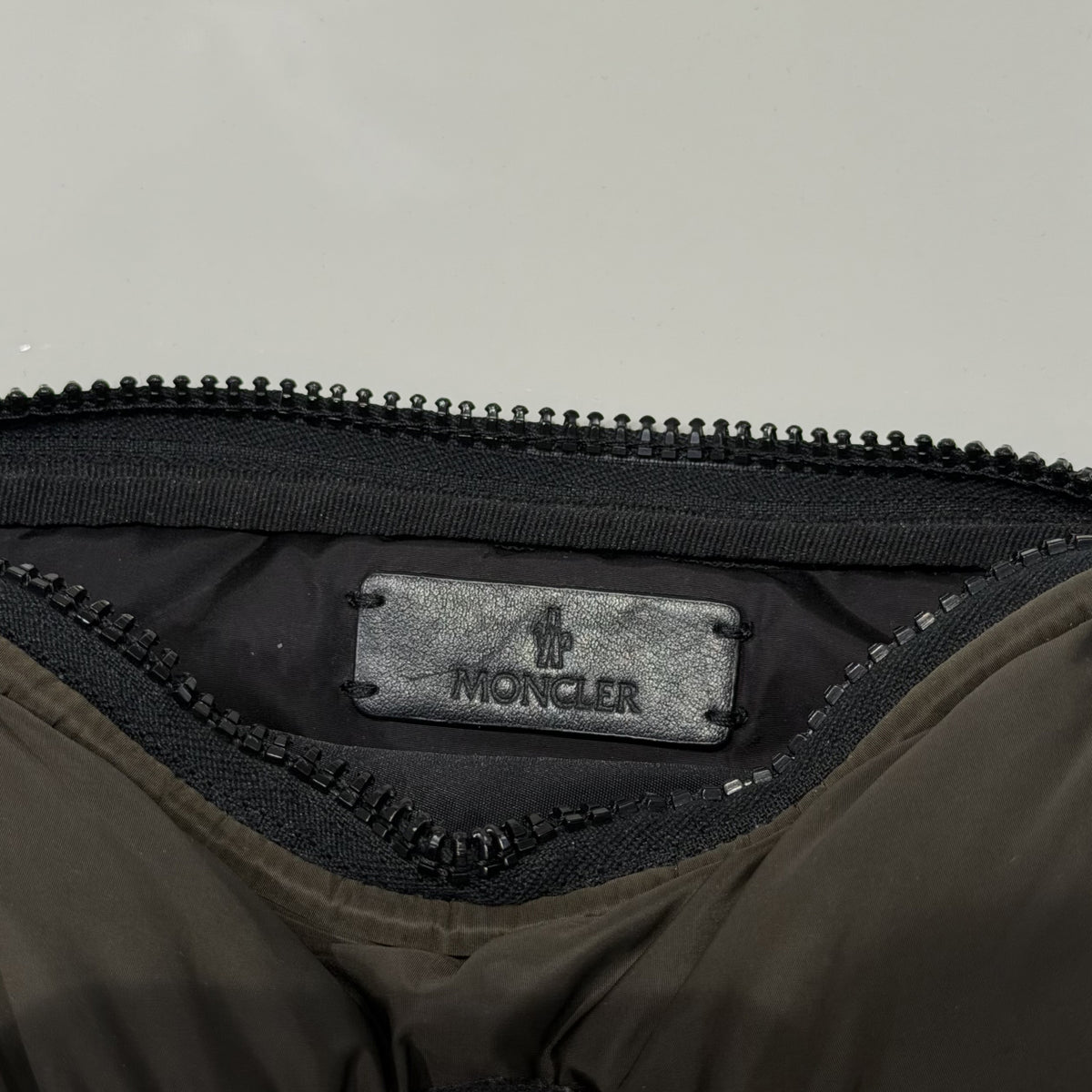 Moncler Patch Logo Handbag Brown