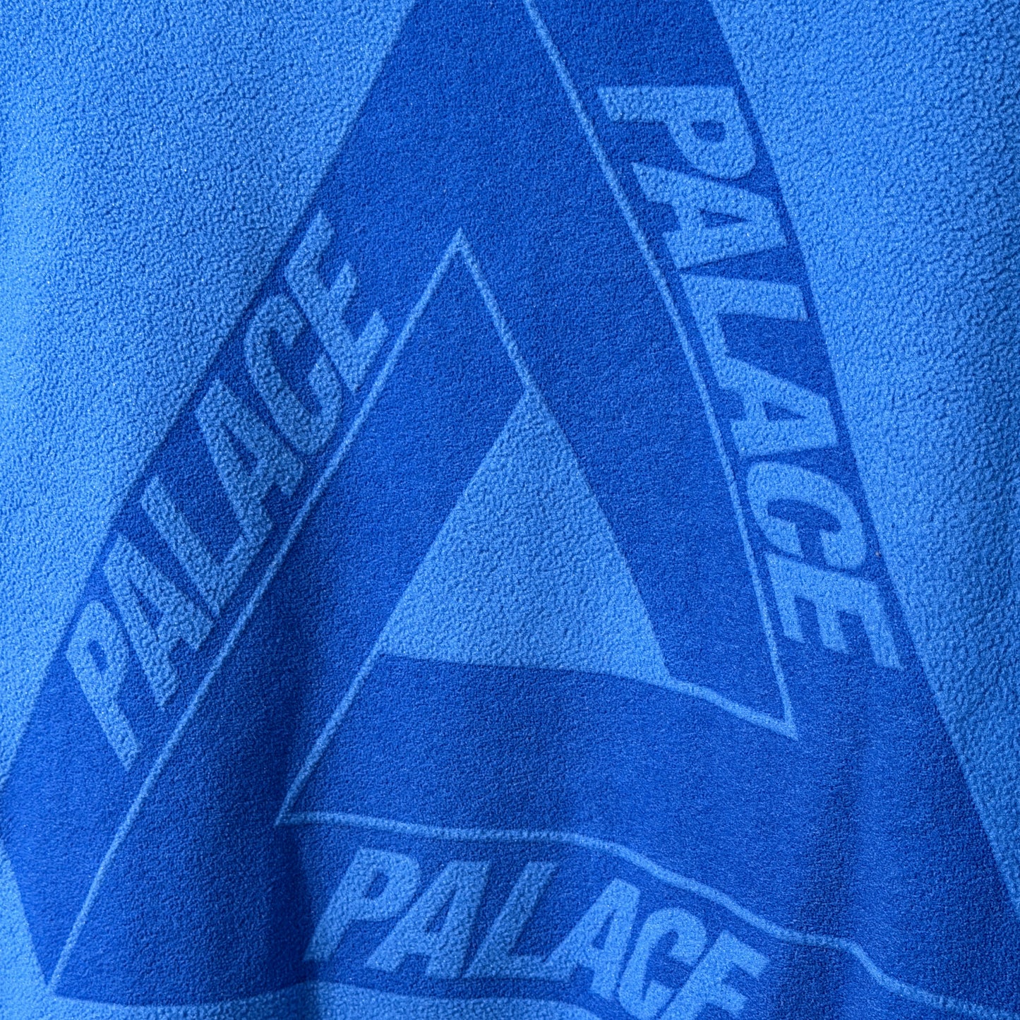 Palace Polartec Lazer Zip Hoodie Blue