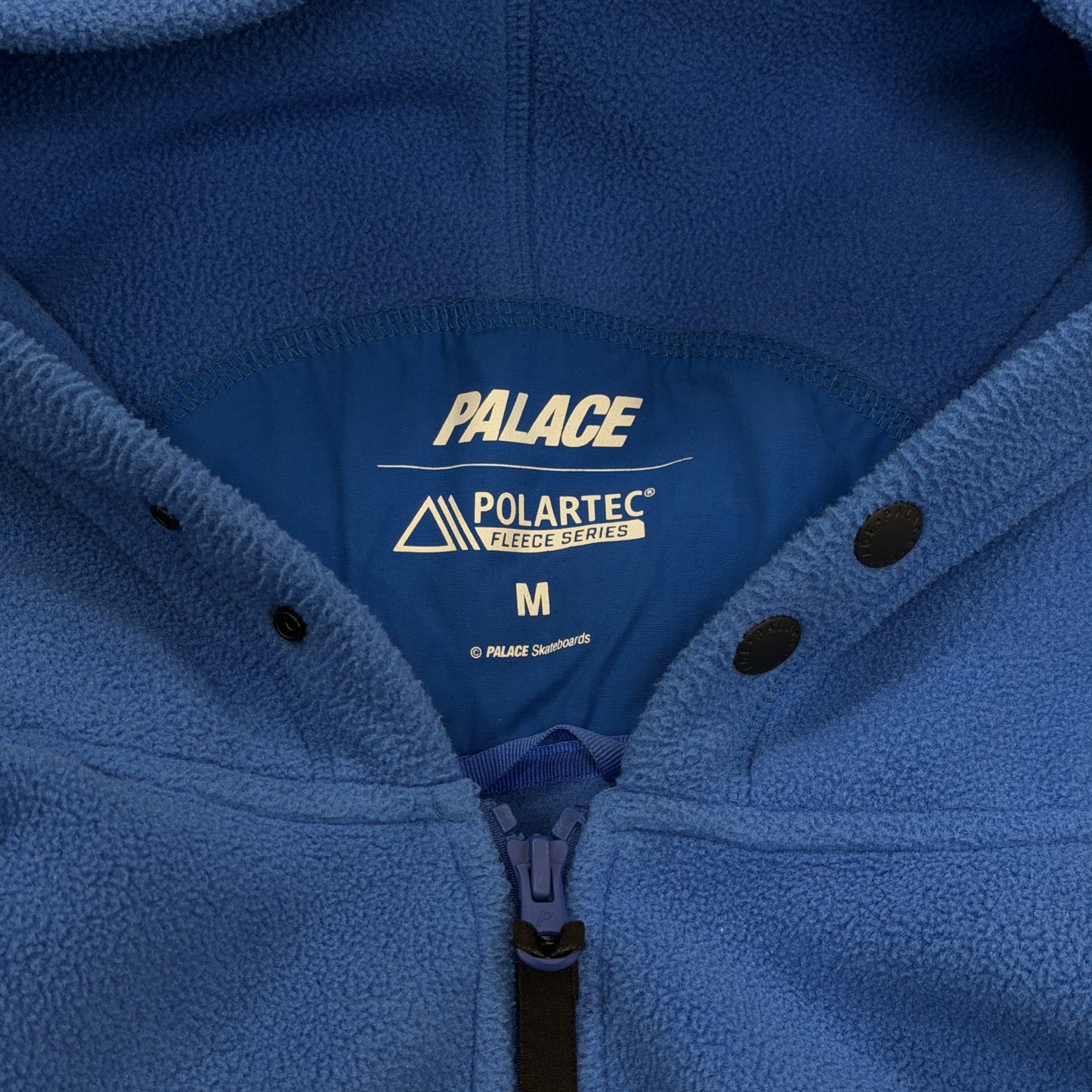 Palace Polartec Lazer Zip Hoodie Blue