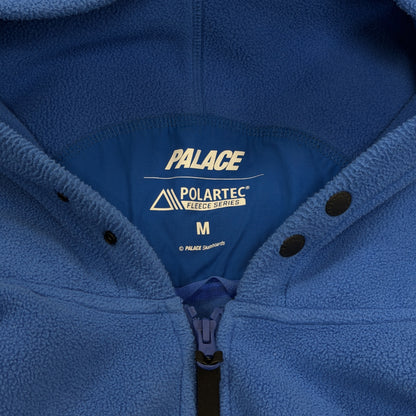 Palace Polartec Lazer Zip Hoodie Blue