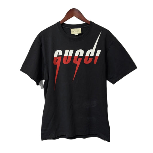 Gucci Lightning Logo Navy