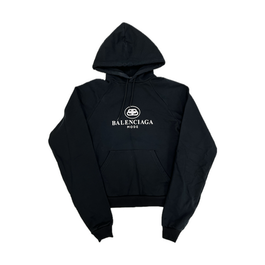 Balenciaga Mode Hoodie Black