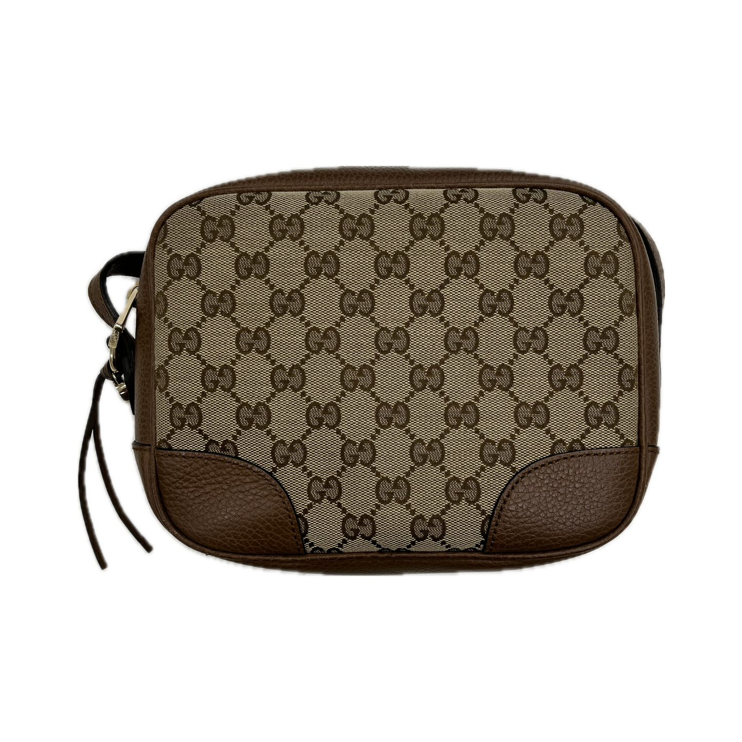 Gucci Canvas Leather GG Bree Crossbody Bag