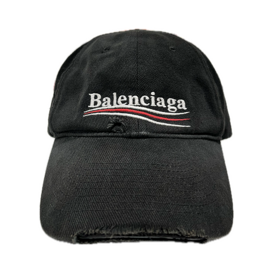 Balenciaga Political Logo Cap Black