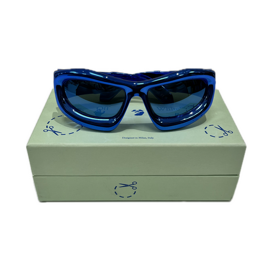 Off-White Volcanite Sunglasses Blue