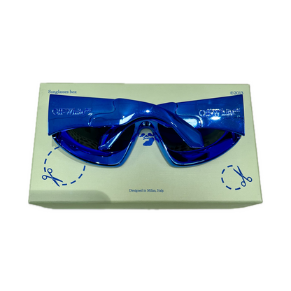 Off-White Volcanite Sunglasses Blue