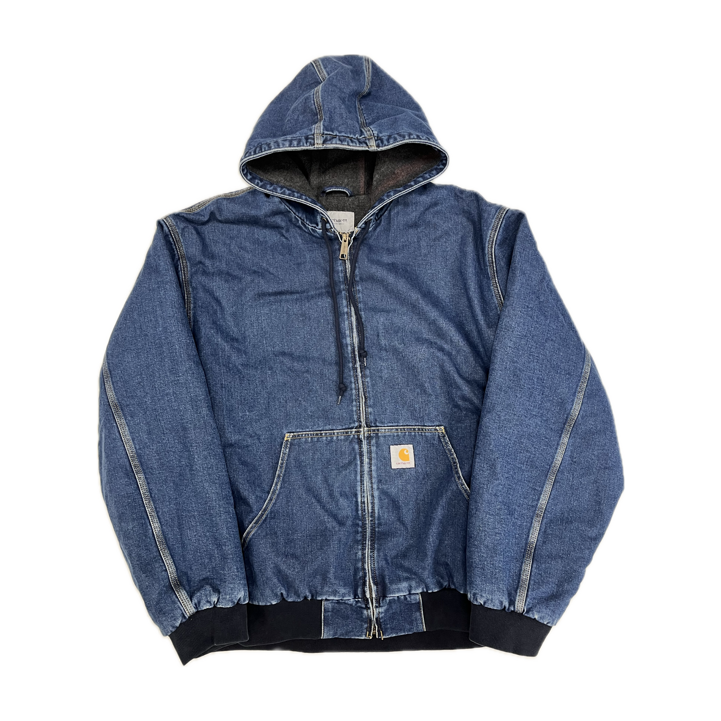 Carhartt Zip Denim Work Winter Jacket