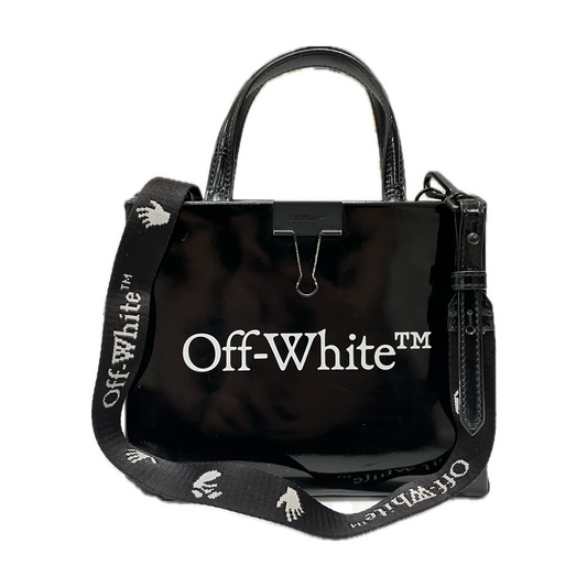 Off-White Patent Leather Bag Black