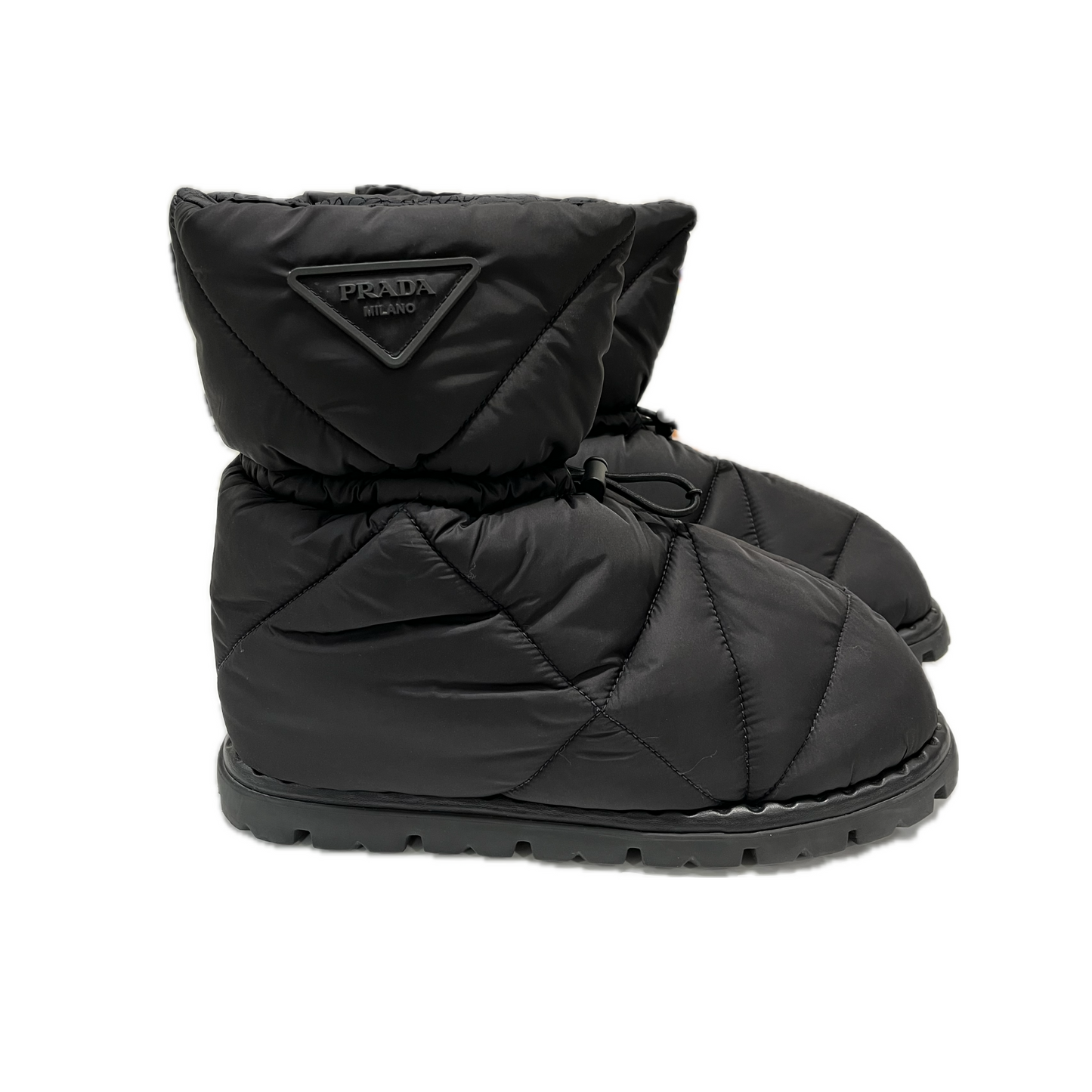 Prada Puffer Boots Black