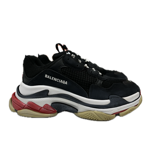 Balenciaga Triple S Black White Red