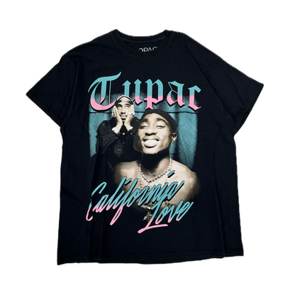 Tupac Vintage Tee Navy