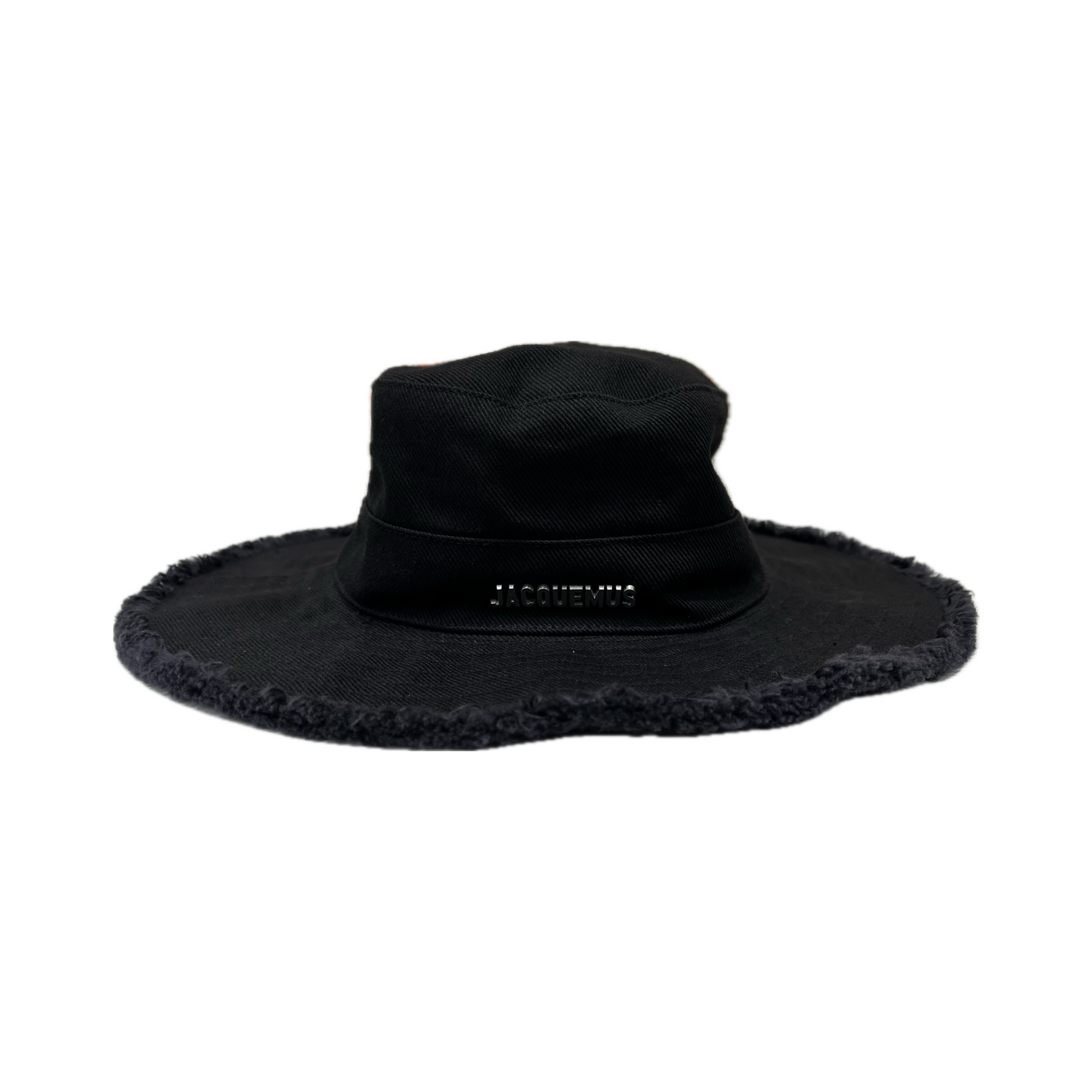 Jacquemus Denim Bucket Hat Black