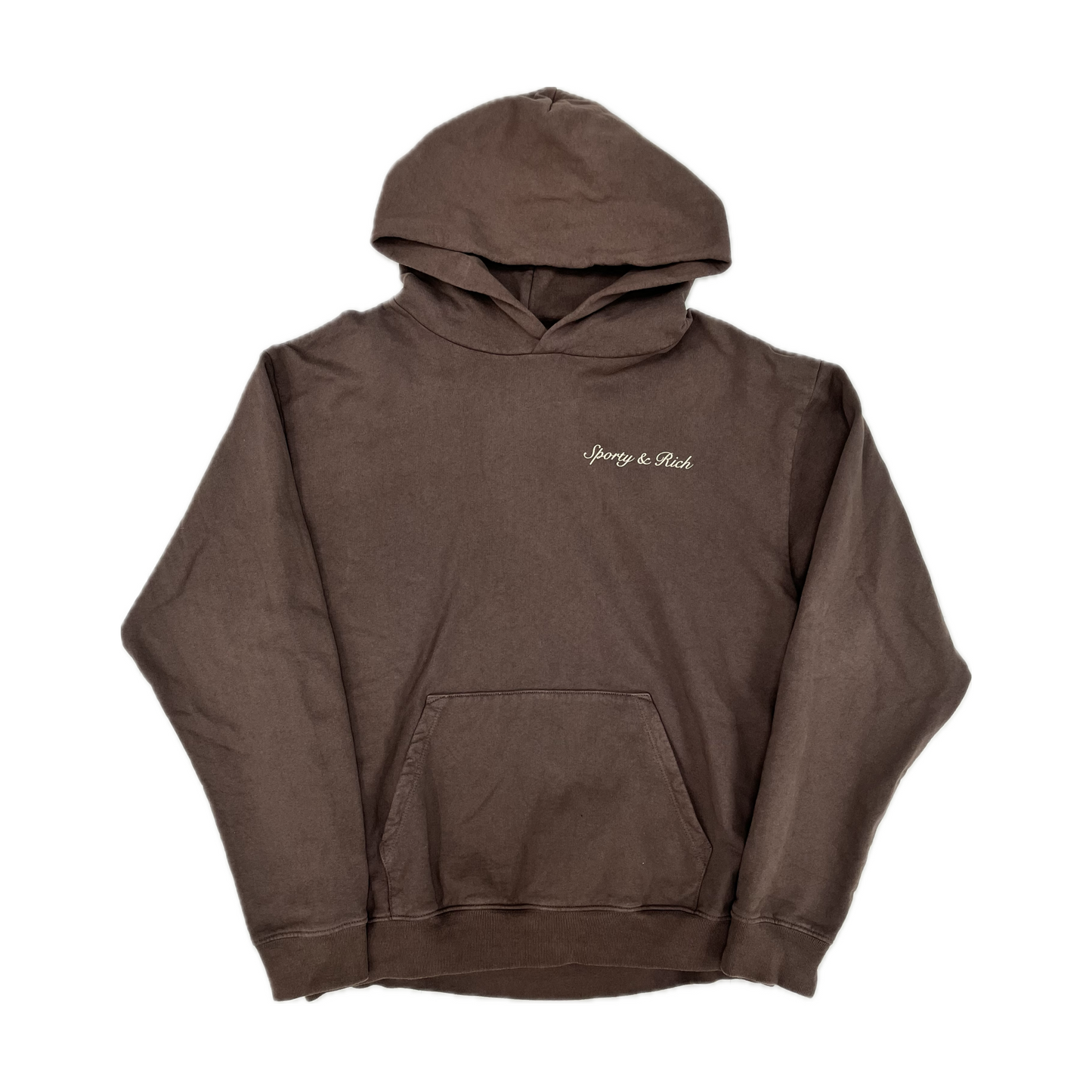 Sporty & Rich Hoodie Brown