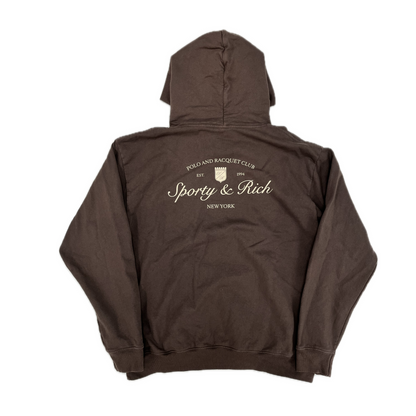 Sporty & Rich Hoodie Brown