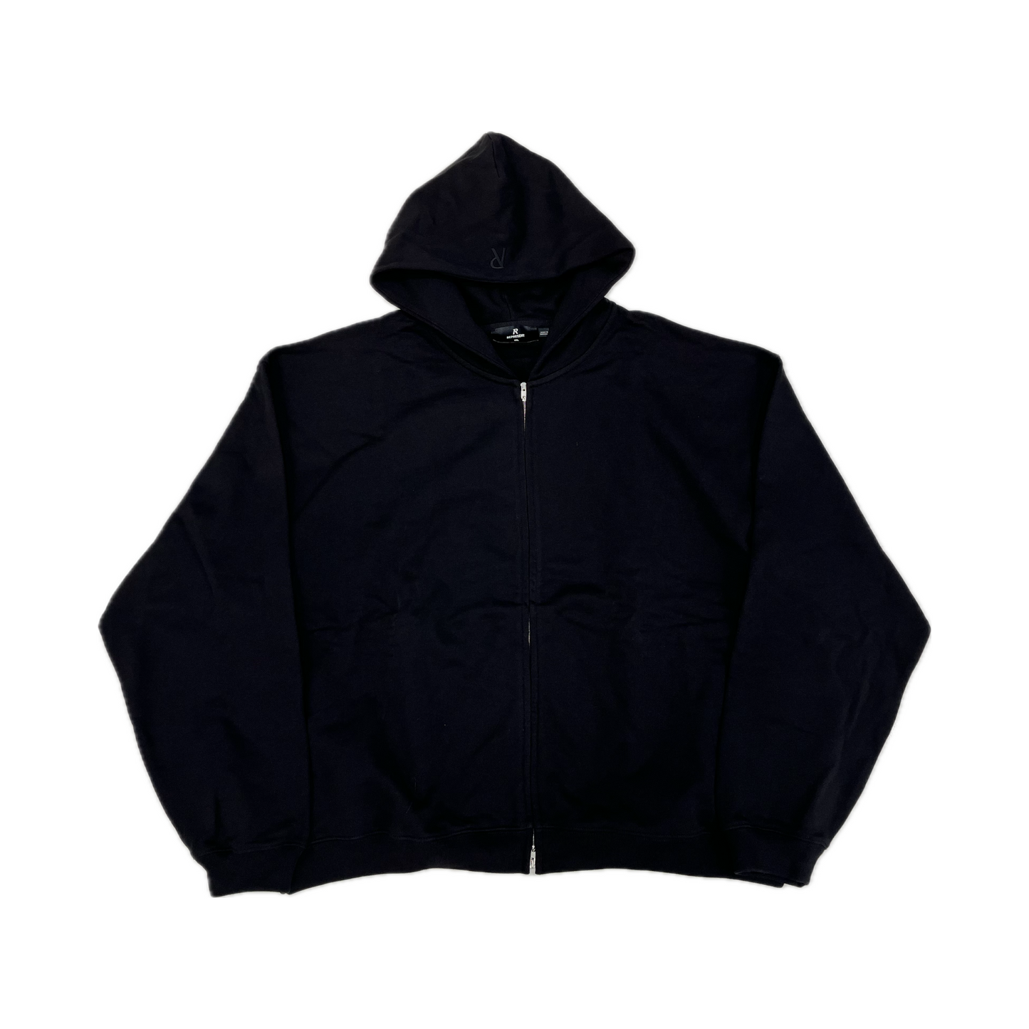 Represent Zip Hoodie Black