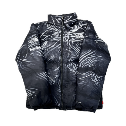 Supreme x The North Face Printed Nuptse Trompe L'oeil Jacket Black