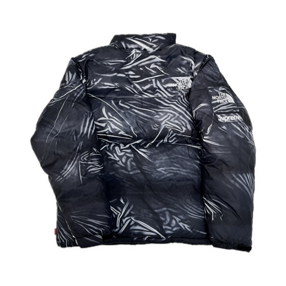 Supreme x The North Face Printed Nuptse Trompe L'oeil Jacket Black