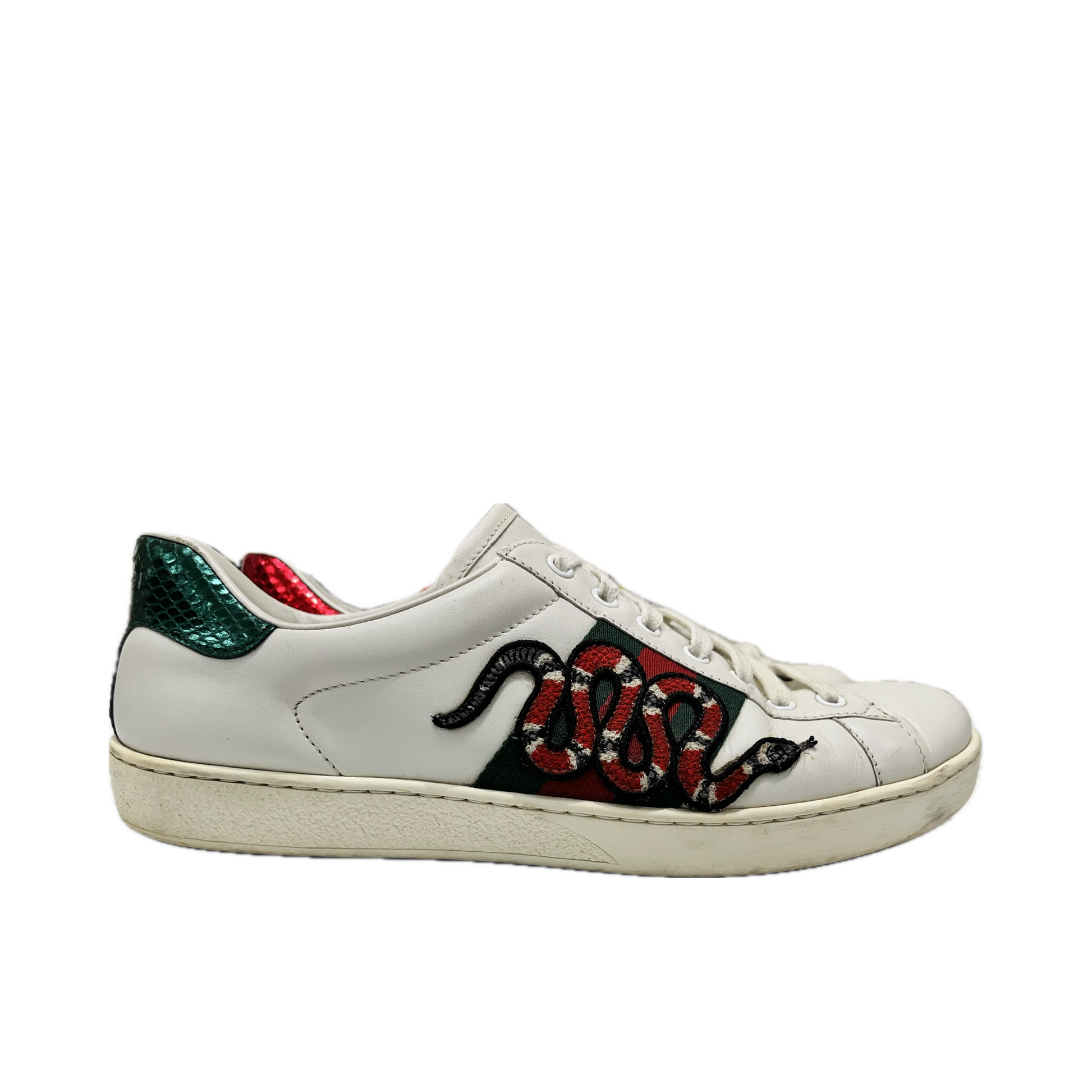 Gucci Ace Embroidered Snake
