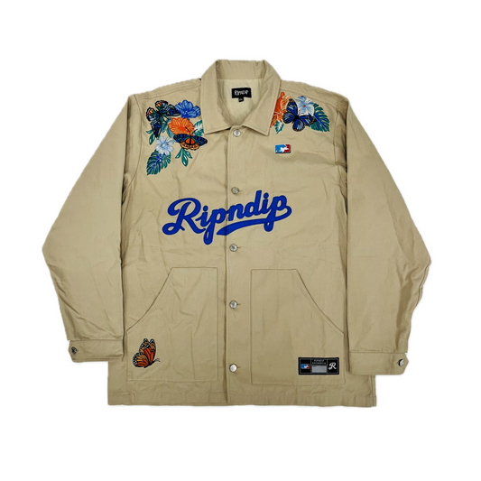 RIPNDIP Canvas Button Down Jacket