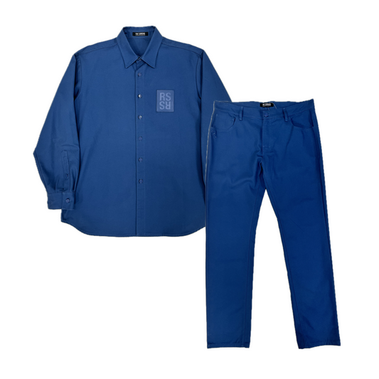 Raf Simons Denim Set Blue