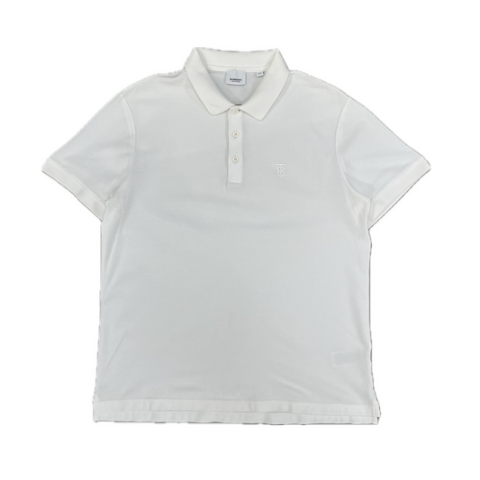 Burberry Polo Tee White