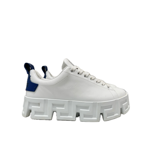 Versace Greca Labyrinth Lace-Up White/Blue