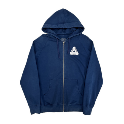 Palace OG Tri-Ferg Zip Hoodie Navy (2014)