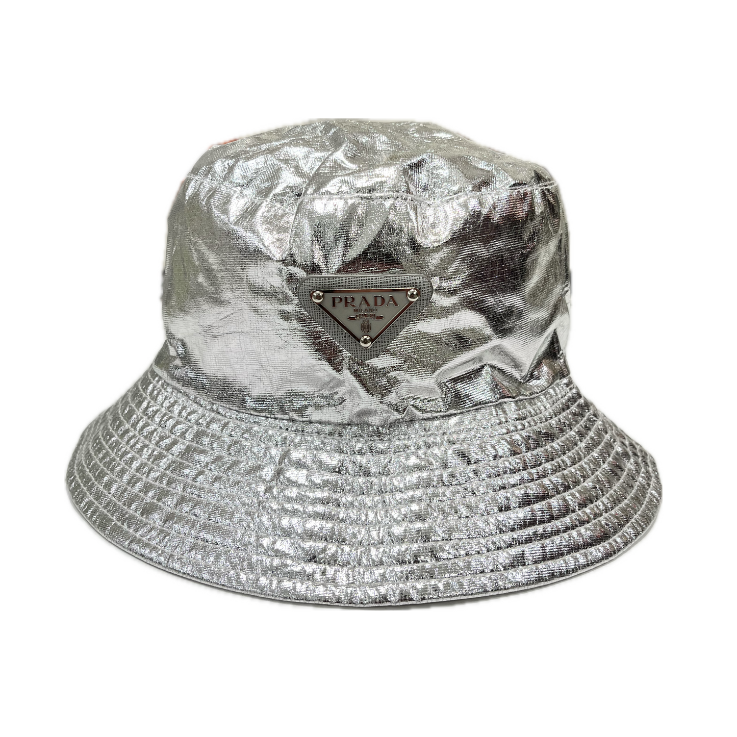 Prada Bucket Hat Silver