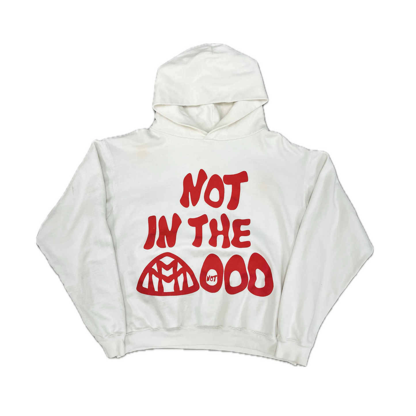 Mood Swings Not In The Mood Hoodie White