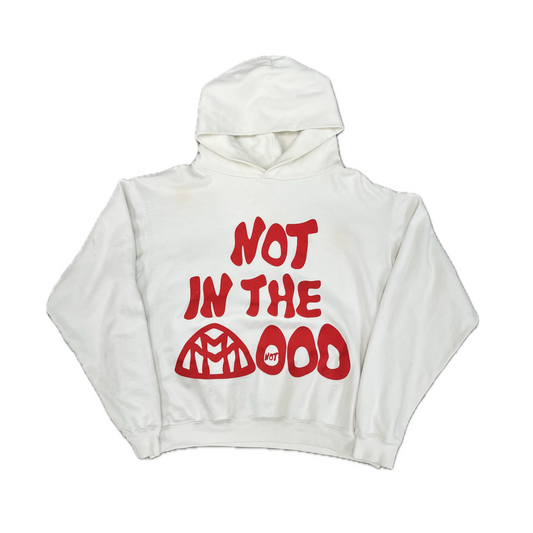Mood Swings Not In The Mood Hoodie White