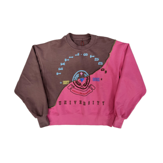 Textil Studio. Crewneck Pink/Brown