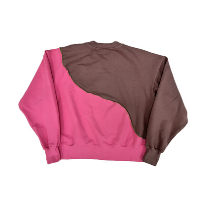 Textil Studio. Crewneck Pink/Brown