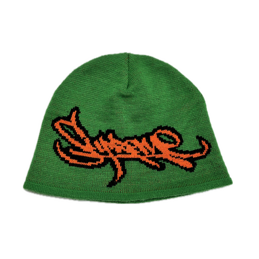 Supreme Tag Logo Beanie Green