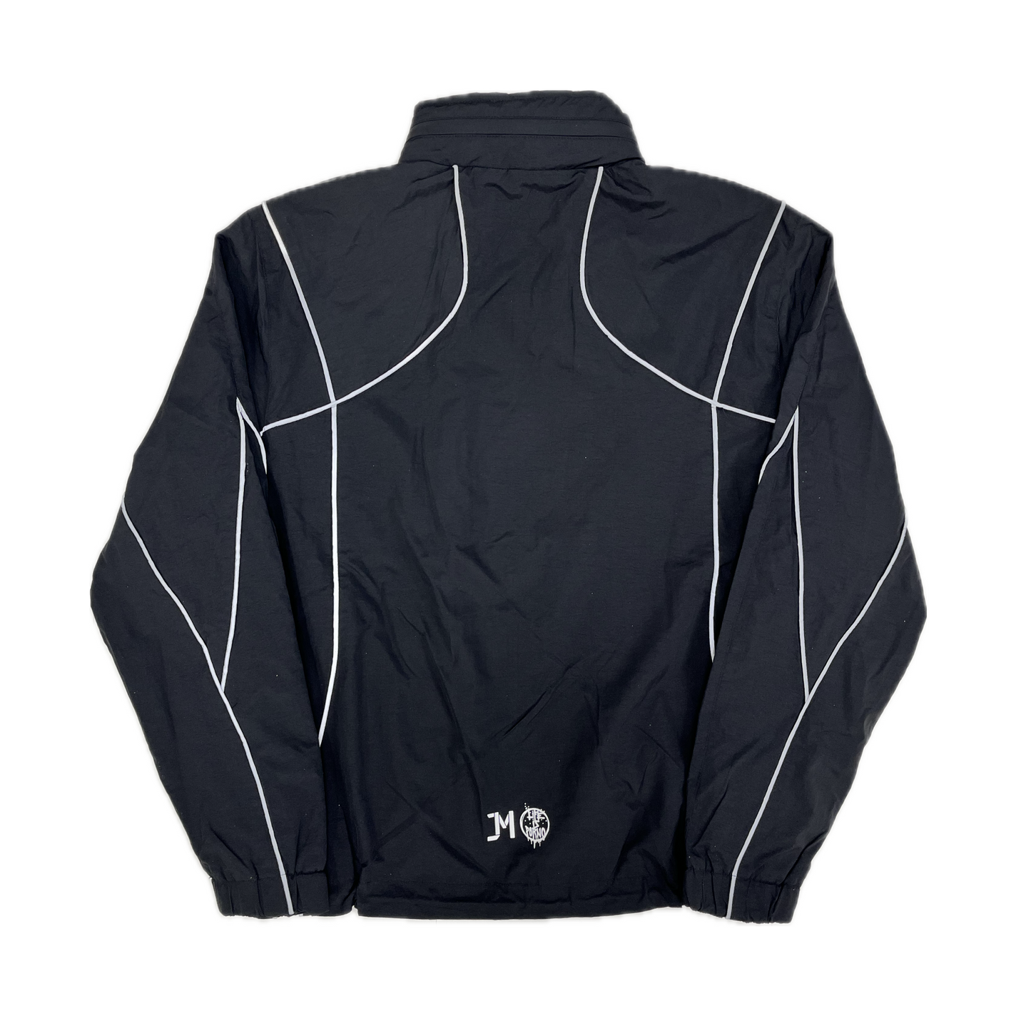 Life Is Porno Jacket Black