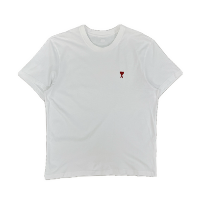 AMI Paris Logo Tee White