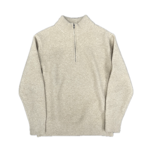Uniqlo Quarter Zip Beige