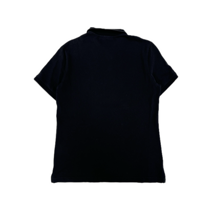 Burberry Logo Polo Tee Black