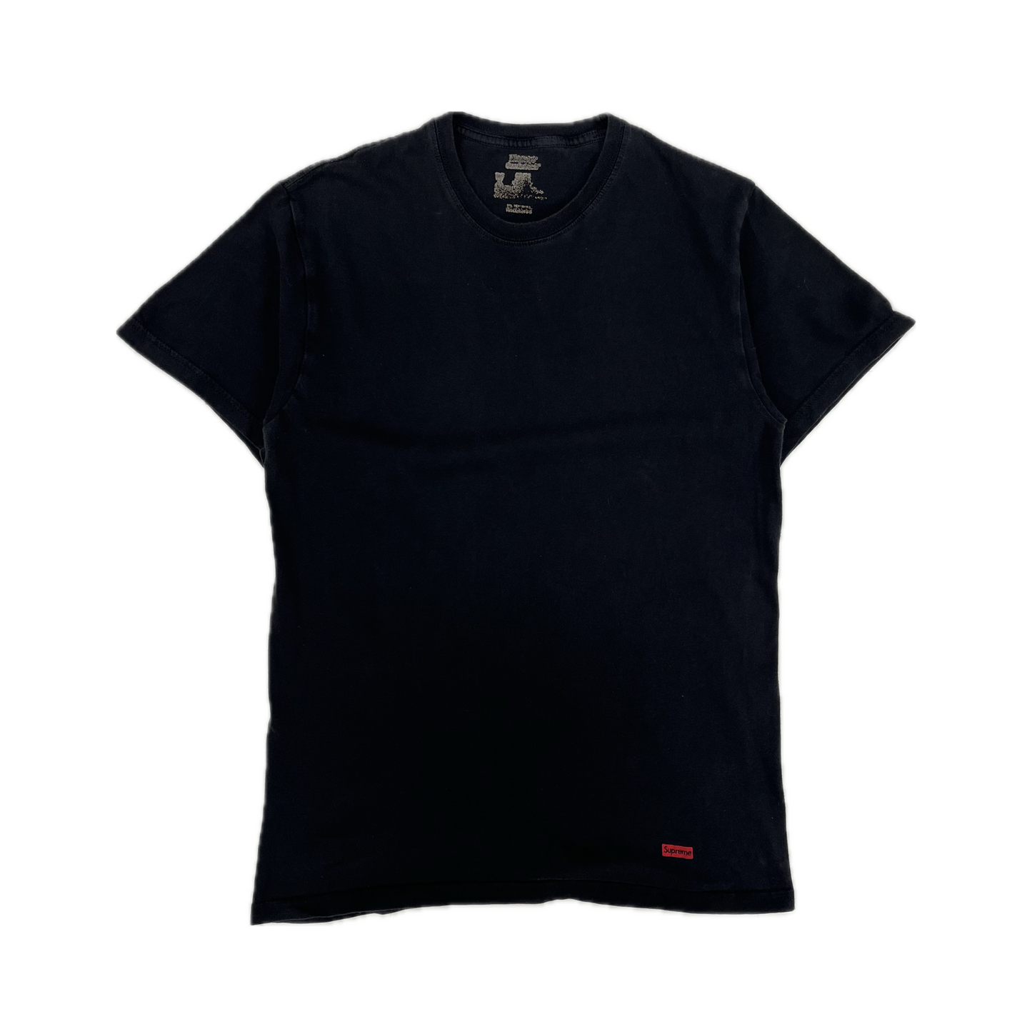 Supreme Hanes Tagless Tee Black