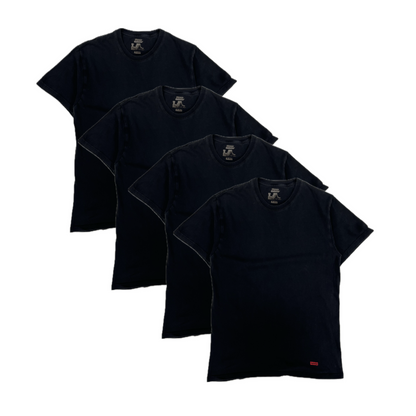 Supreme Hanes Tagless Tee Black (4 Pack)