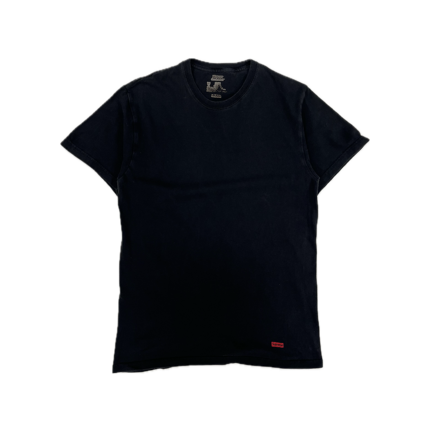 Supreme Hanes Tagless Tee Black (4 Pack)