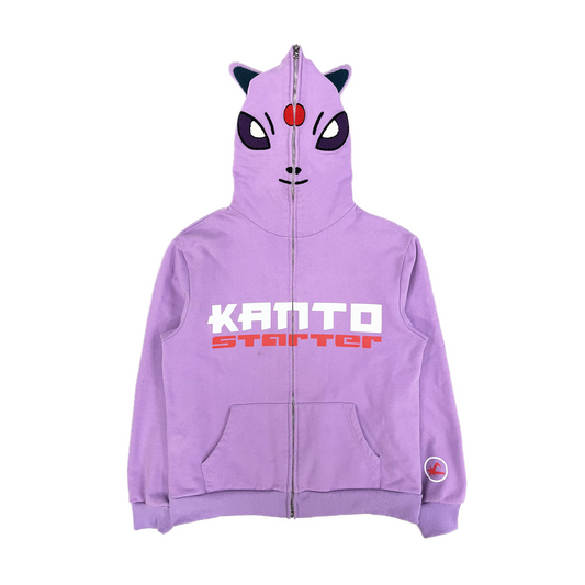 Kanto Starter Psybolt Hoodie Purple