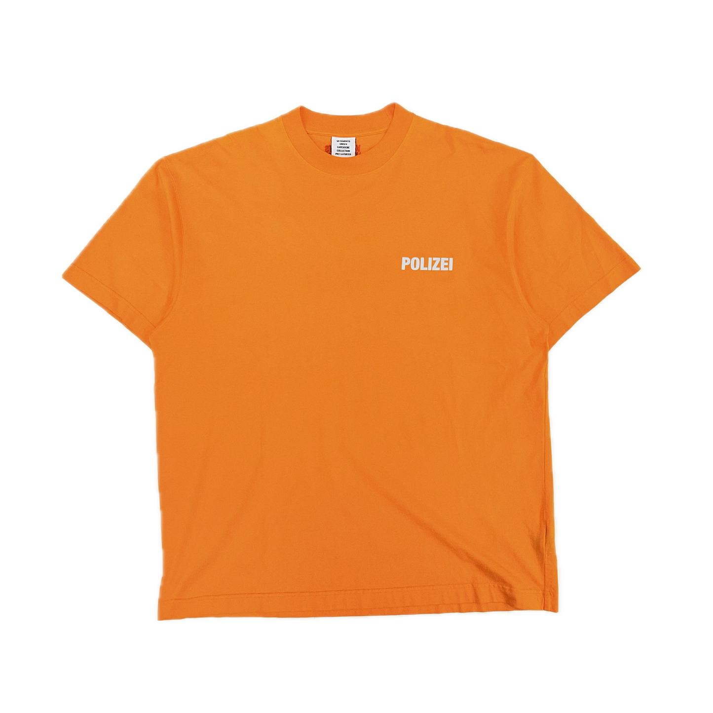 Vetements Polizei Tee Orange