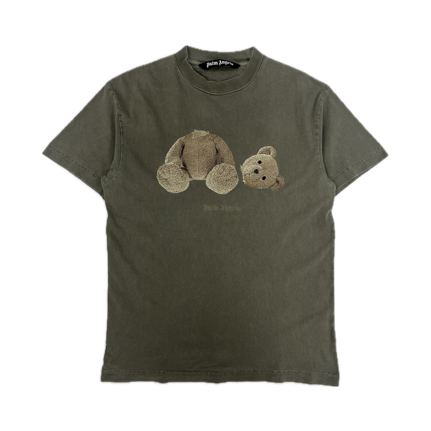 Palm Angels Teddy Bear Logo Tee Green